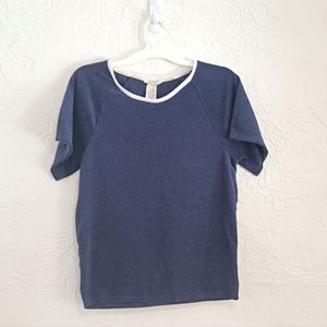 Lucky Brand Navy Blue TShirt Size Medium
